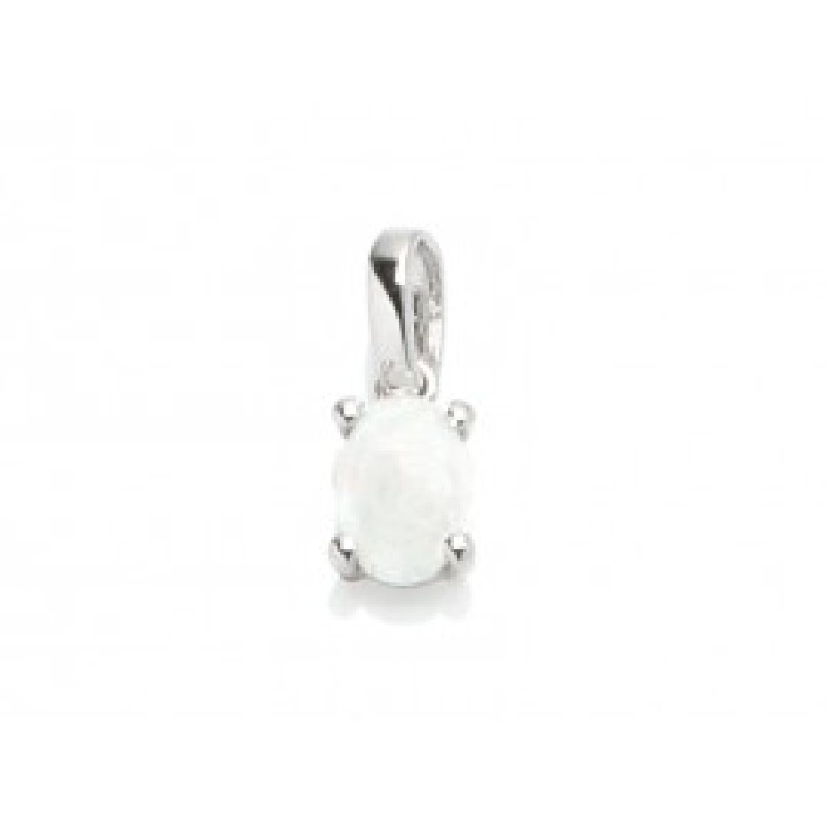 Pendentifs P Blanche Solitaire Opale ALOÏZE – Argent 925