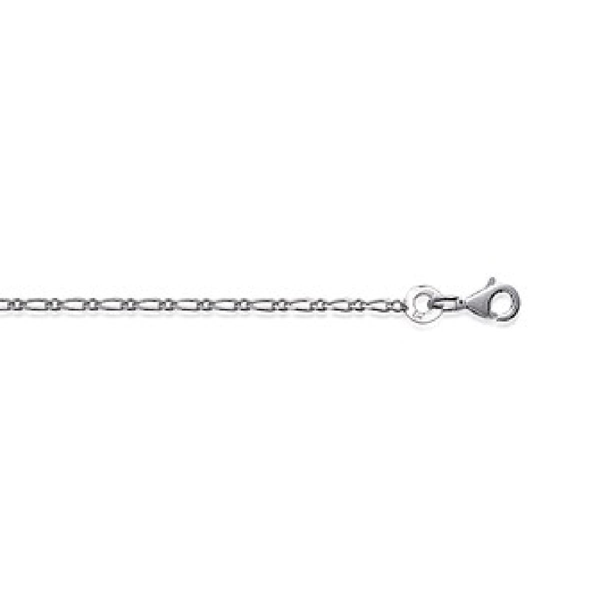 Collier Ras du Cou Maillons Circulaires Fins et Réguliers Modèle Classique AG925 Argent