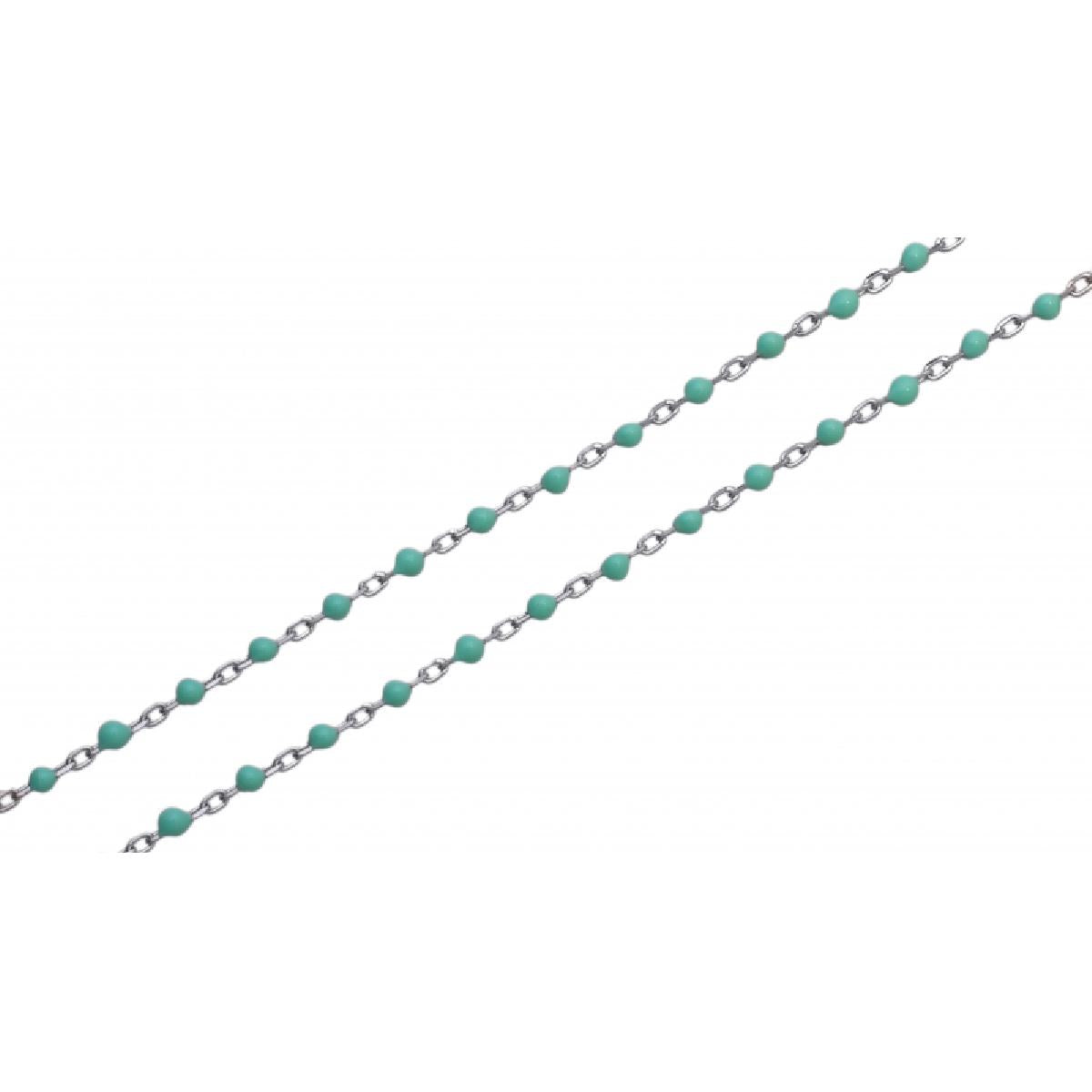 Chaîne de cheville ALOÏZE Modèle Chaîne Fine Maille Rondes Détaillée Longue – Acier