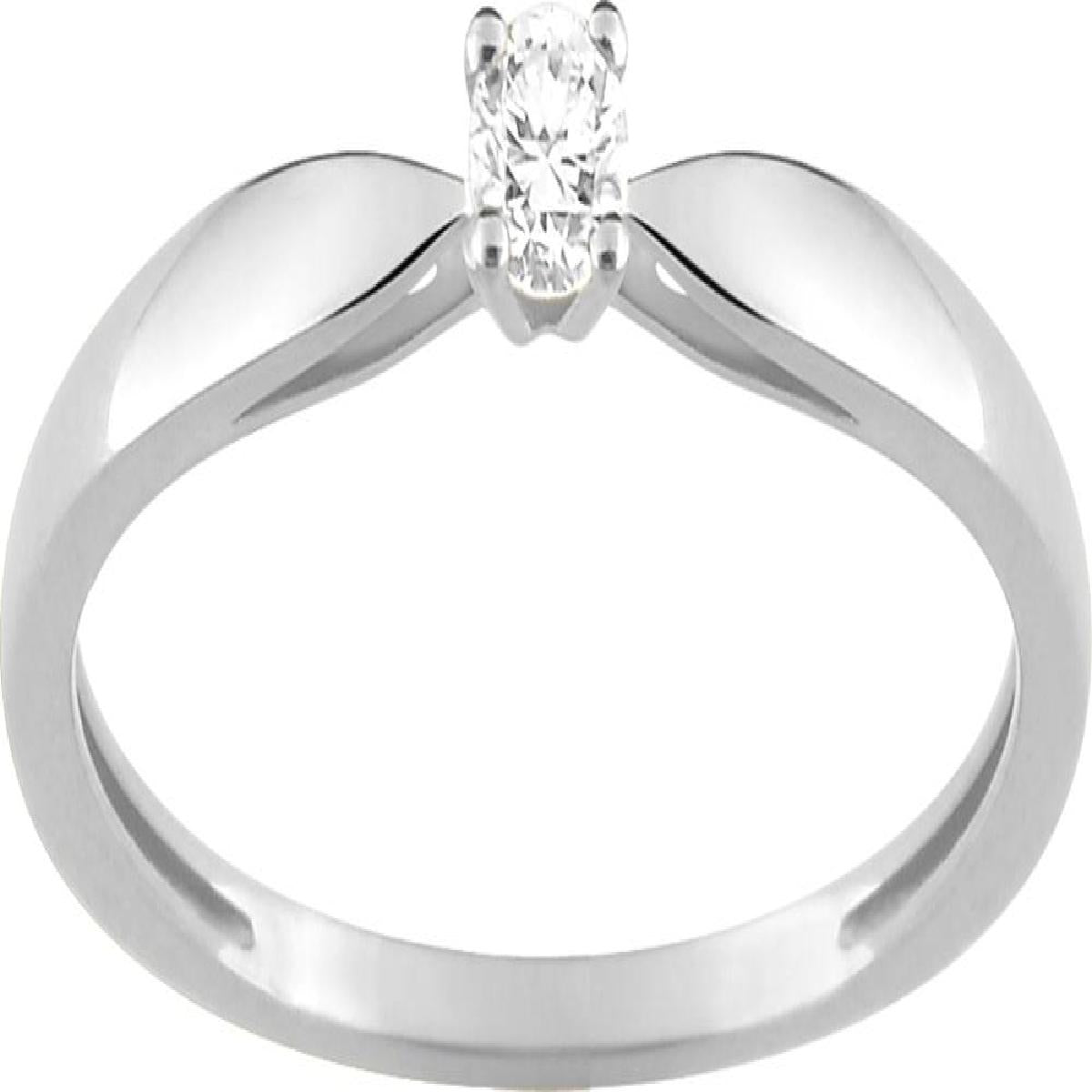 Solitaires Diamant Taille Rond Sertissage Griffes Traditionnel – Or 18 Carats Jaune