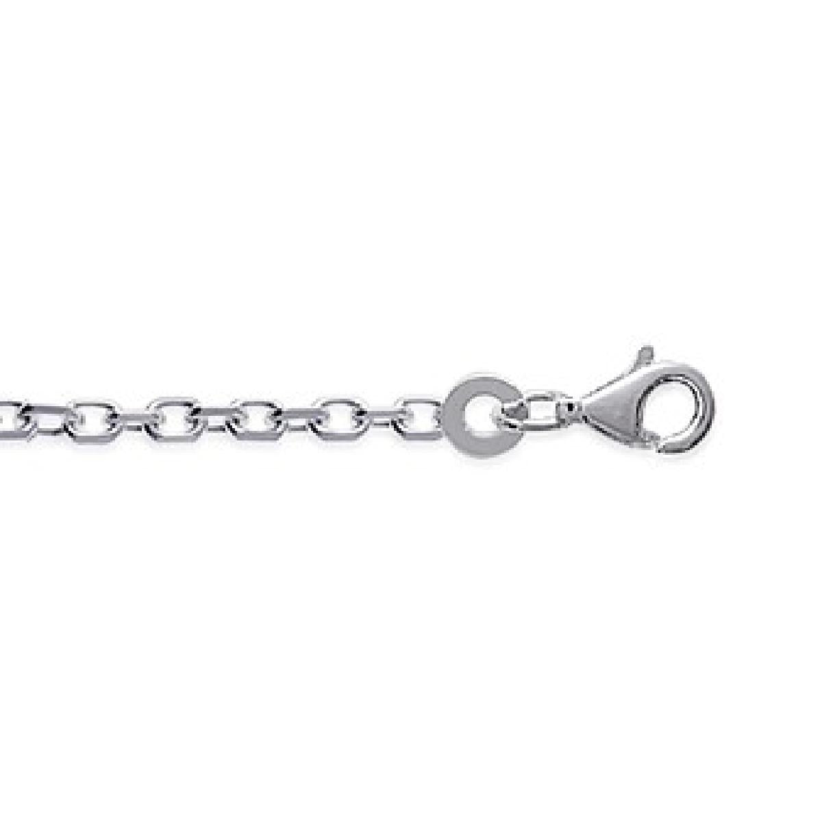 Colliers AG925 Argent Modèle ALOÏZE, Chaîne Fine et Durable, Réglable et Polyvalente