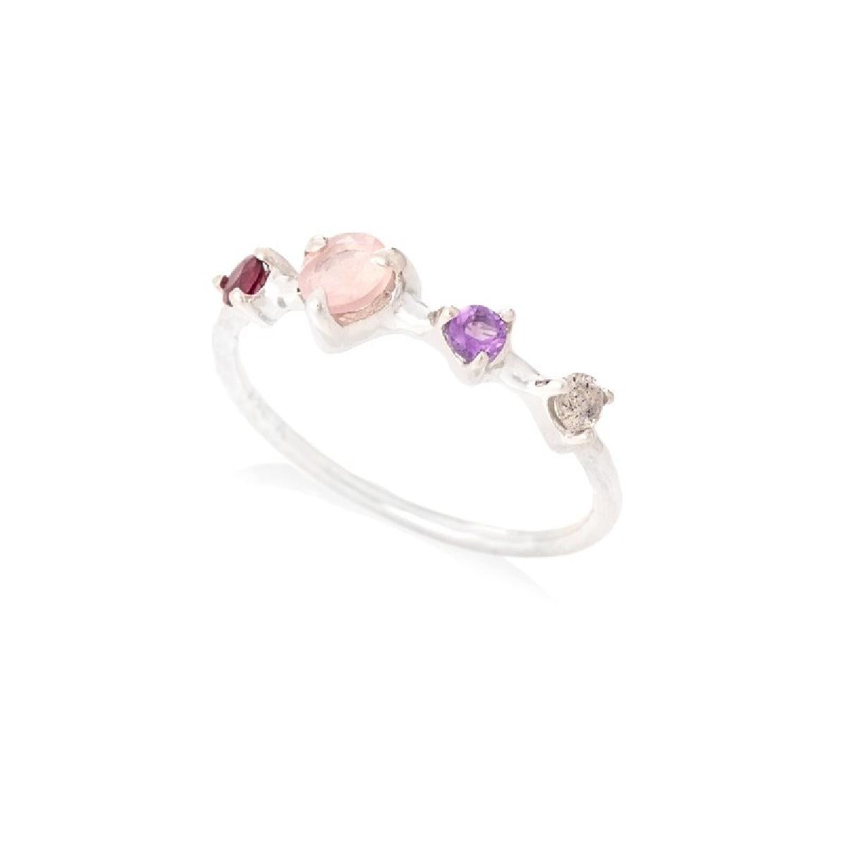 Bracelet Compositions Multicolores – Argent 925 Quartz Modèle ALOÏZE Pour Femme Classique