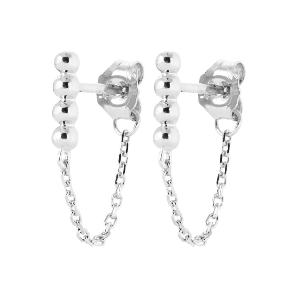 Créole Dorm Pend Pamp Collection Dormante Ornementale Torsadée Fine Fil – Argent 925