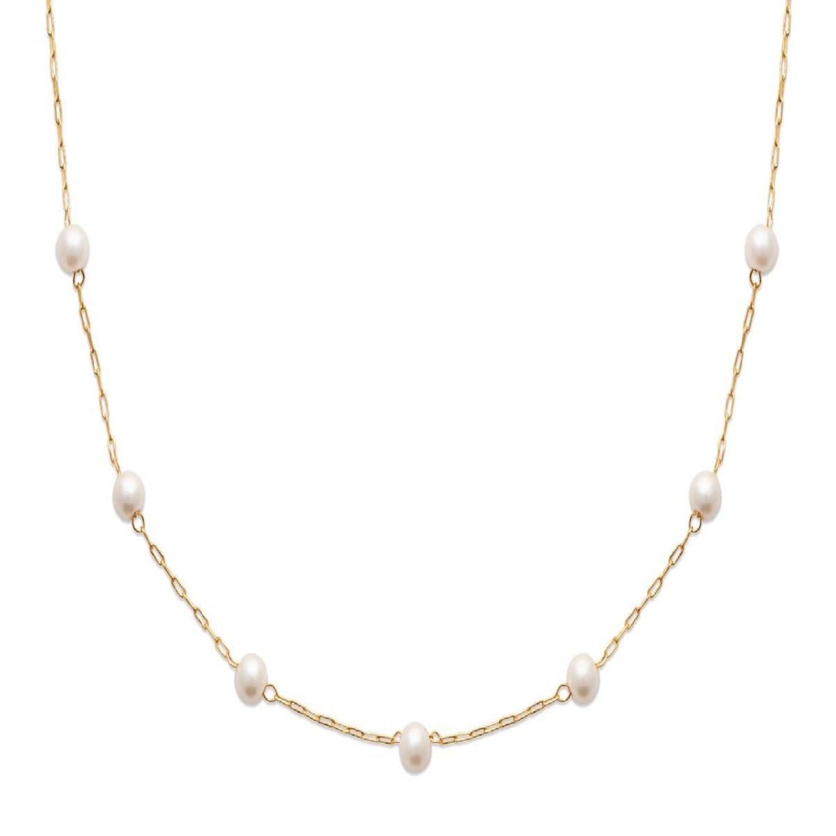 Collier Simple ALOÏZE Modèle Multi Matières – Or Jaune 18 Carats et Acier Inoxydable