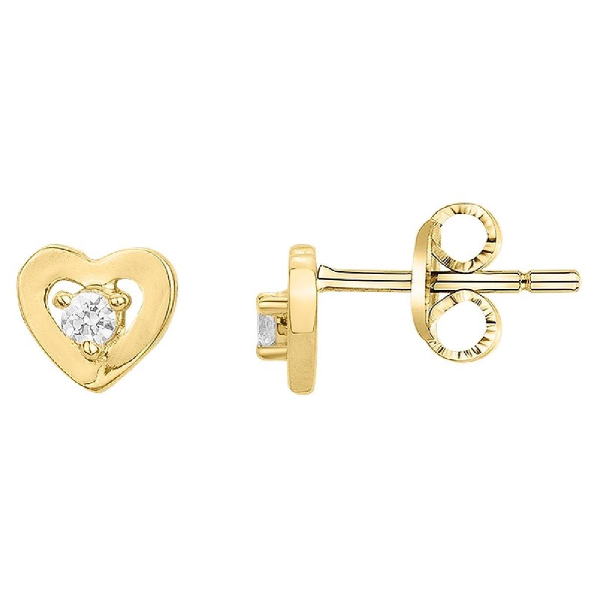 Boutons D'Oreilles Pierres Blanches – Zirconium, Modèle Pierre Blanche Pour Oreilles Percées