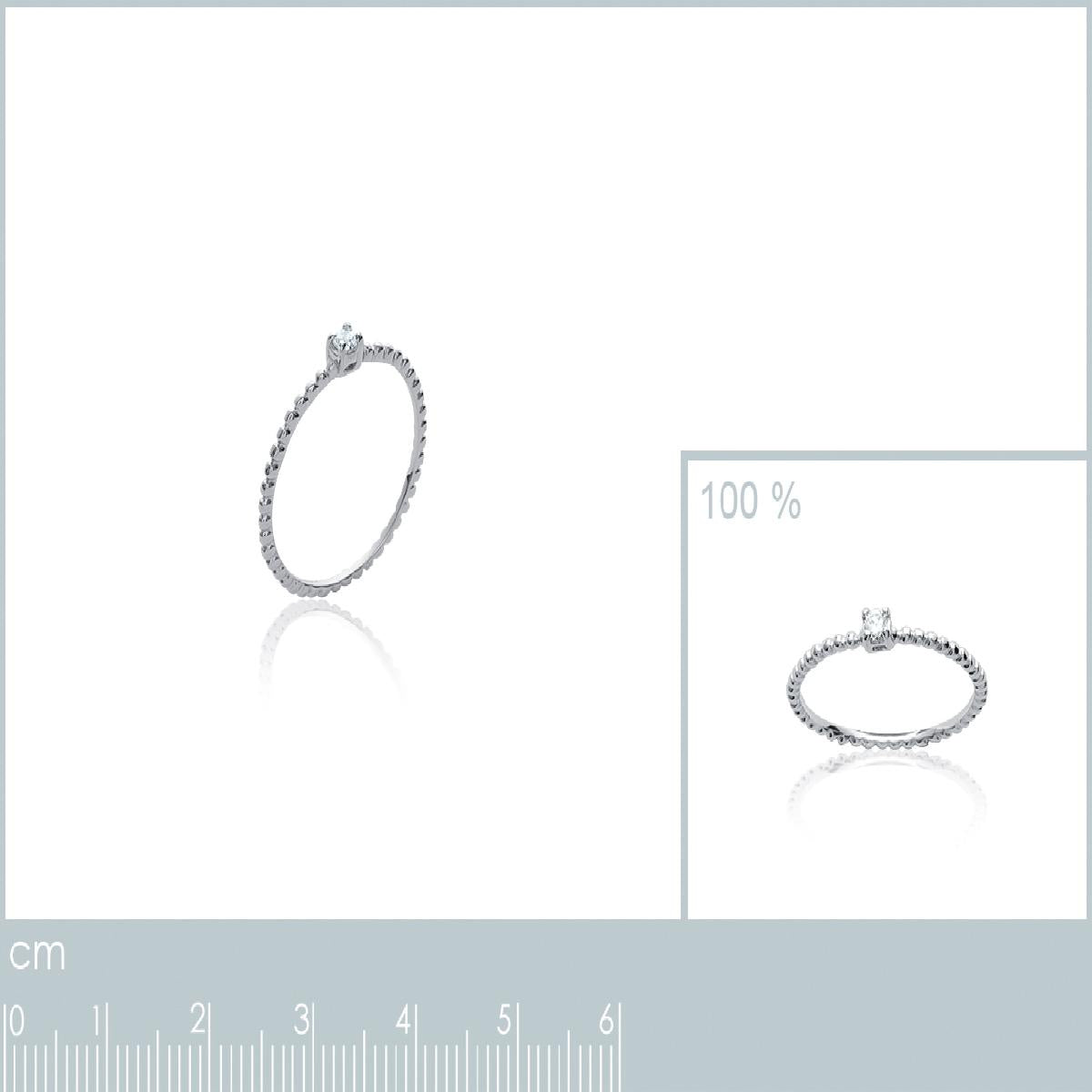 Solitaires Zirconium – Argent 925