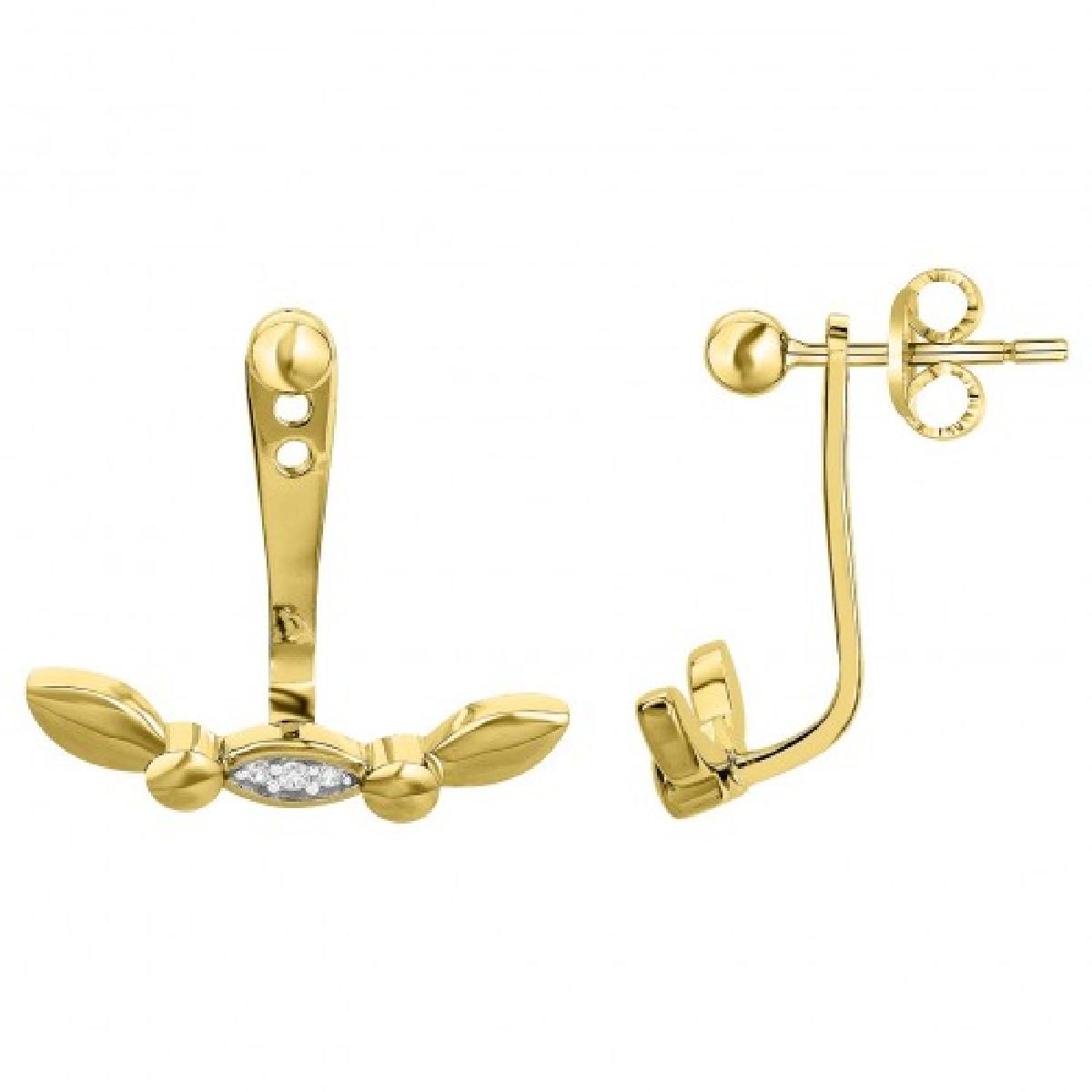 Boucles d'Oreilles Divers ALOÏZE Pièce Joaillerie Numéro 001A Référence Collection – Zirconium