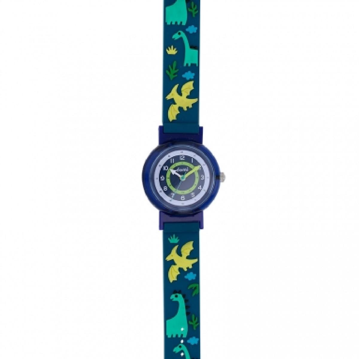 Montre Dinosaure Bracelet Réglable Design 3D Gravé Édition Limitée – Acier Inoxydable