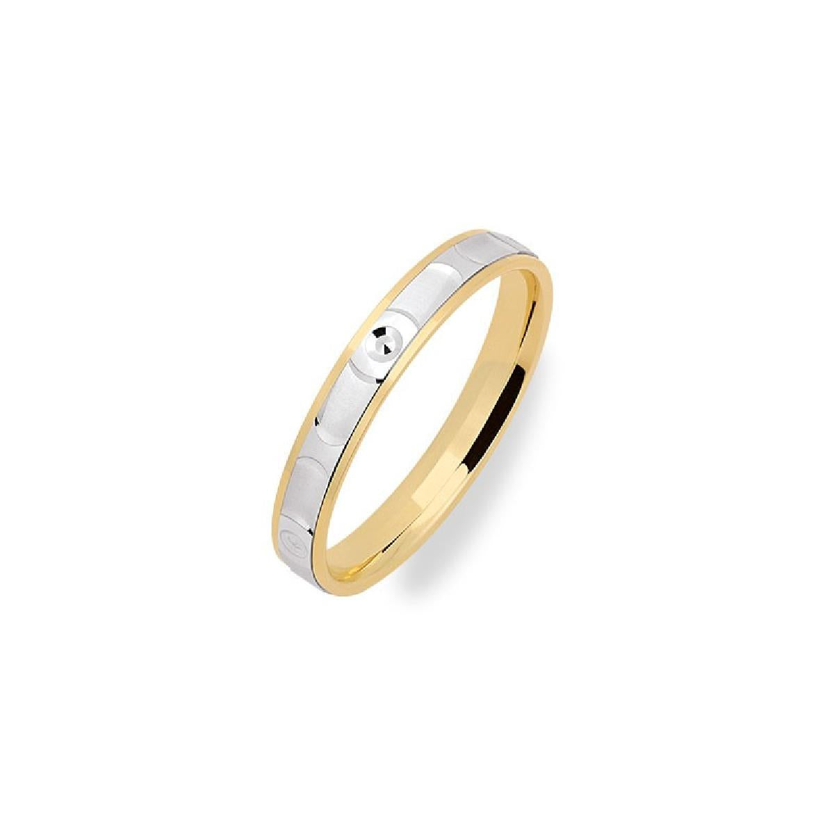 Alliances lisses AU750 – Or jaune 18 carats