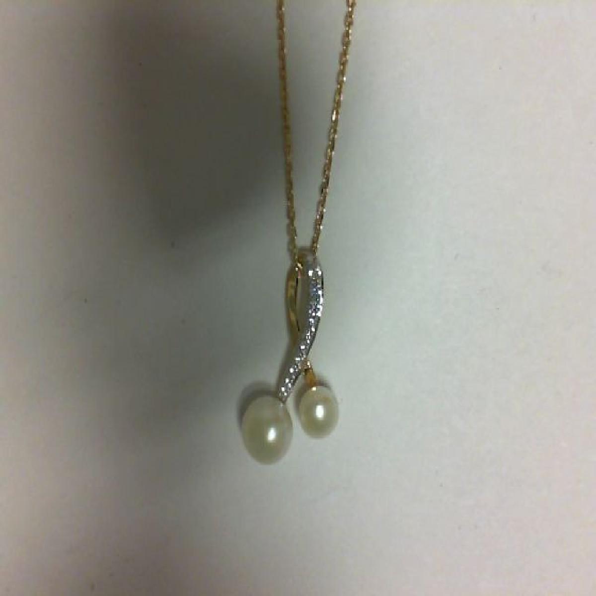 Collier AU375 – Zirconium, Longueur Réglable 50 cm, Chaîne Maille Fine, Fermoir Mousqueton
