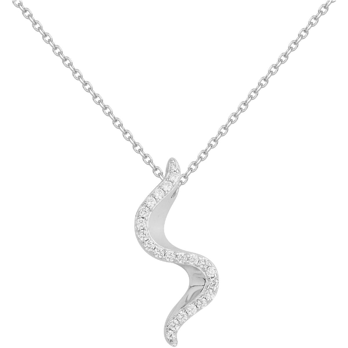 Collier Modèle P Blanches Longueurs Variables Détails Techniques Version - Argent 925