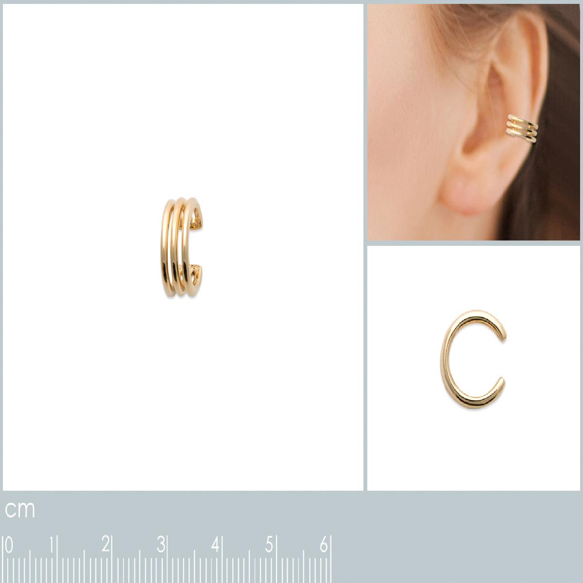 Boucles D'Oreilles Modèle Standard – Or Jaune 18 Carats Collection ALOÏZE Fabriqué En France