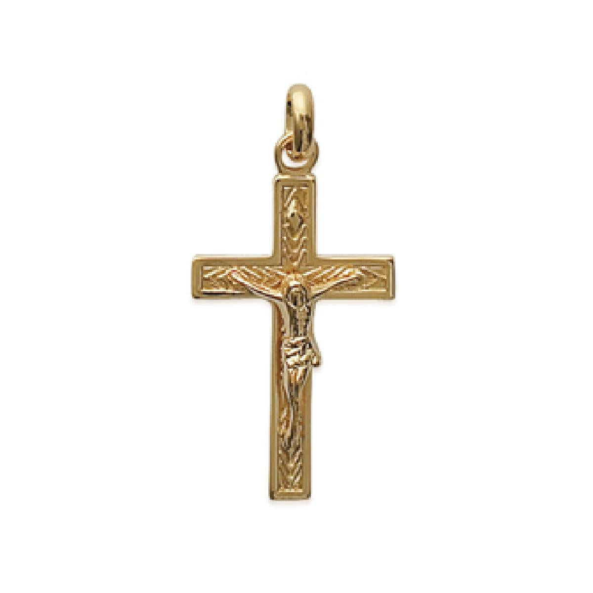 Pendentifs Médaille Ronde Motif Fleurs Torsadées Gravées Émaillées – Or 18 carats