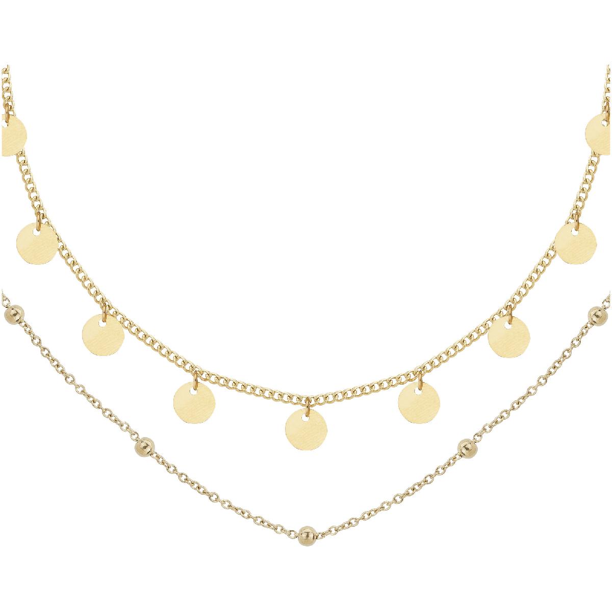 Collier Souple Aloïze Collection No01 Version Minimaliste Longue Chaîne Standard – Acier