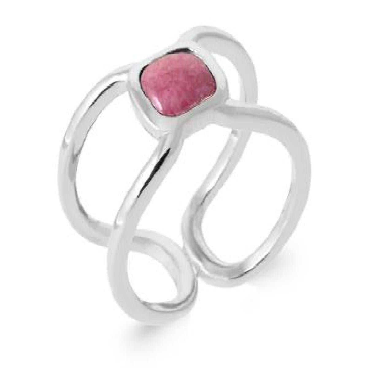 Solitaires Pierre de Couleur en Bague de Style Traditionnel Collection AG925 Argent 925