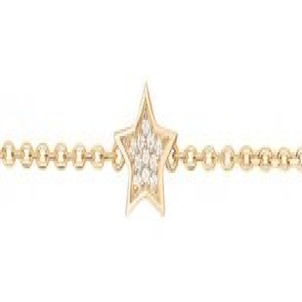 Cheville Gravée Modèle Céleste Signature Gravure Collection Trésor – Or Jaune 18 Carats