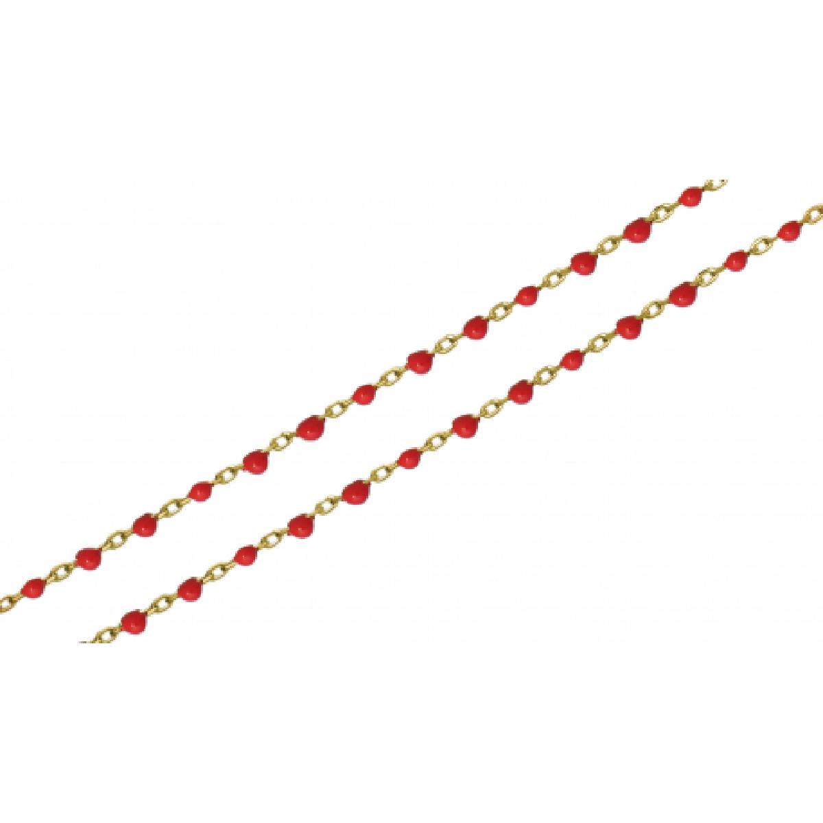 Chaîne de cheville Figaro – Acier inoxydable – Longueur 20 cm – Sans nickel – Réglable