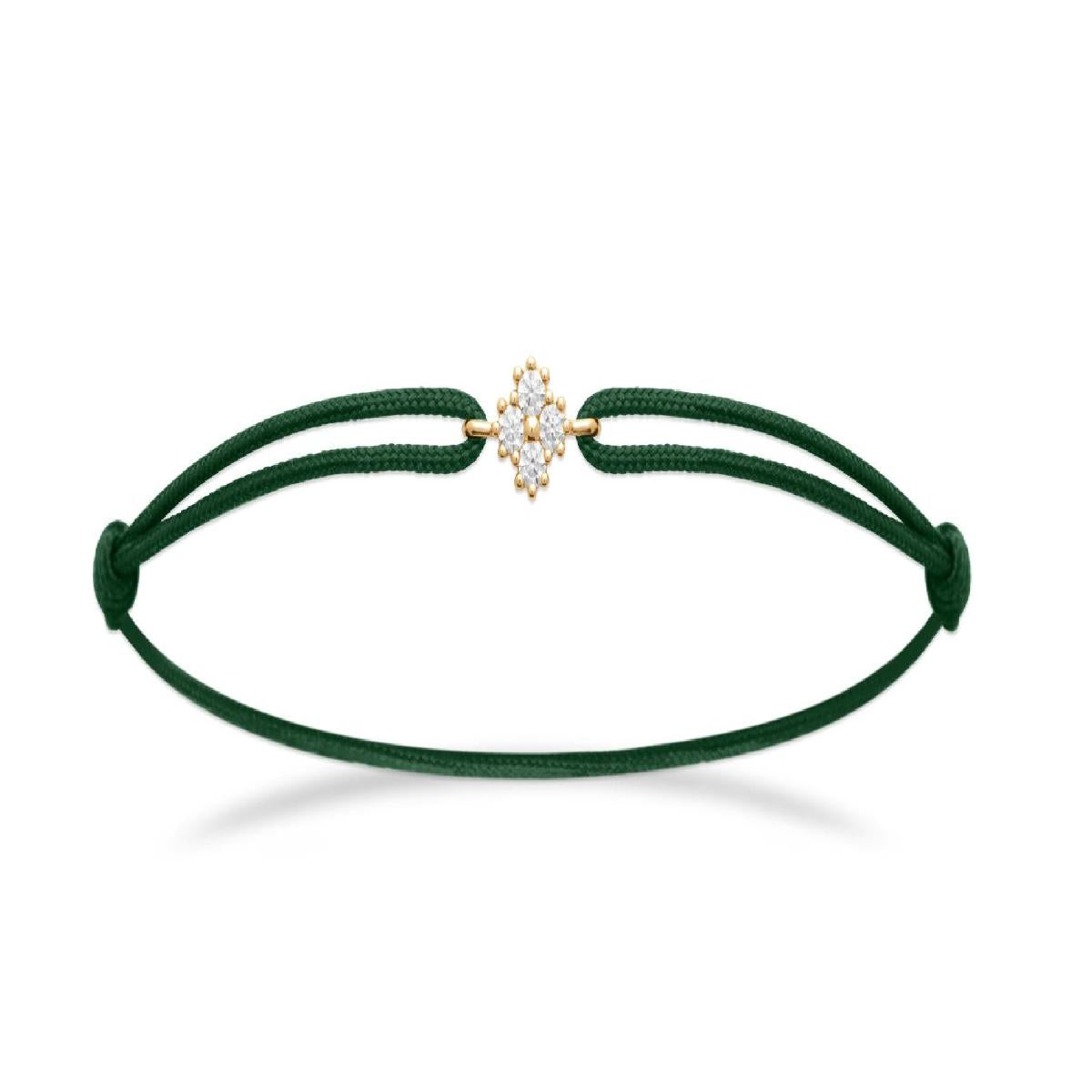 Bracelet Souple Divers Modèle Or Jaune 18 Carats ALOÏZE Version Facetée En Métal Précieux