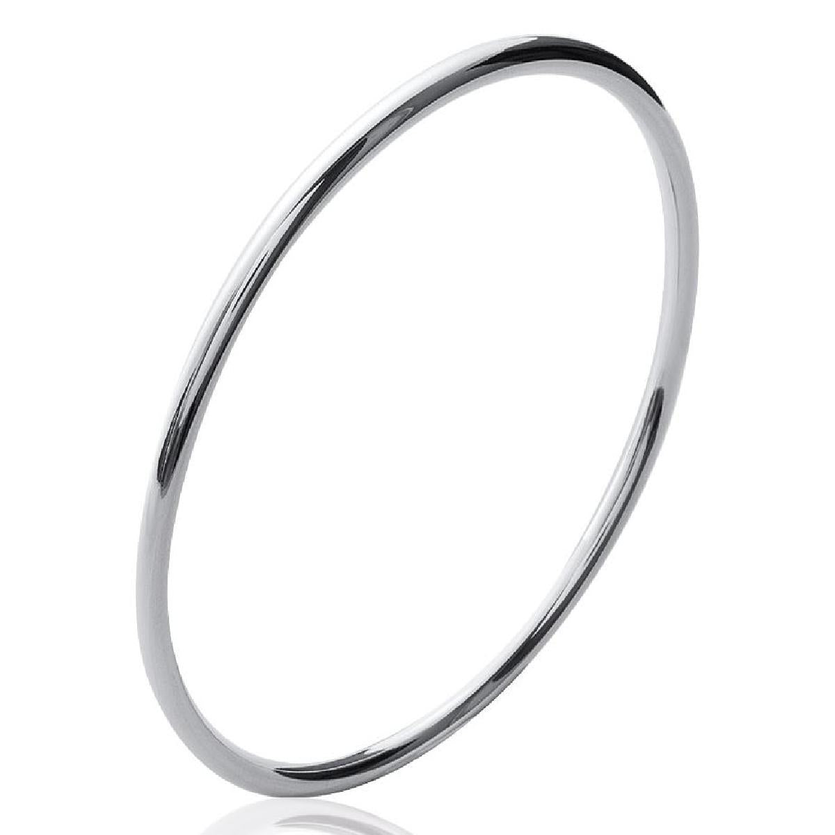Bracelets Rigides AG925 ALOÏZE Collection Délicate Gravure Fine Signature - Argent 925