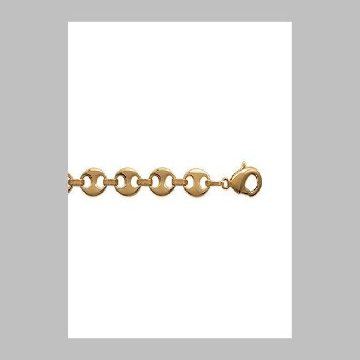 Collier Référence M101 ALOÏZE – Or Jaune 18 Carats, Chaîne Forçat Avec Fermoir Torsadé