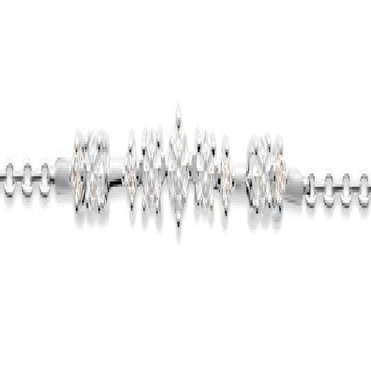 Bracelets simples P. Blanches - Argent 925 - Zirconium Par La Maison ALOÏZE Artisanale