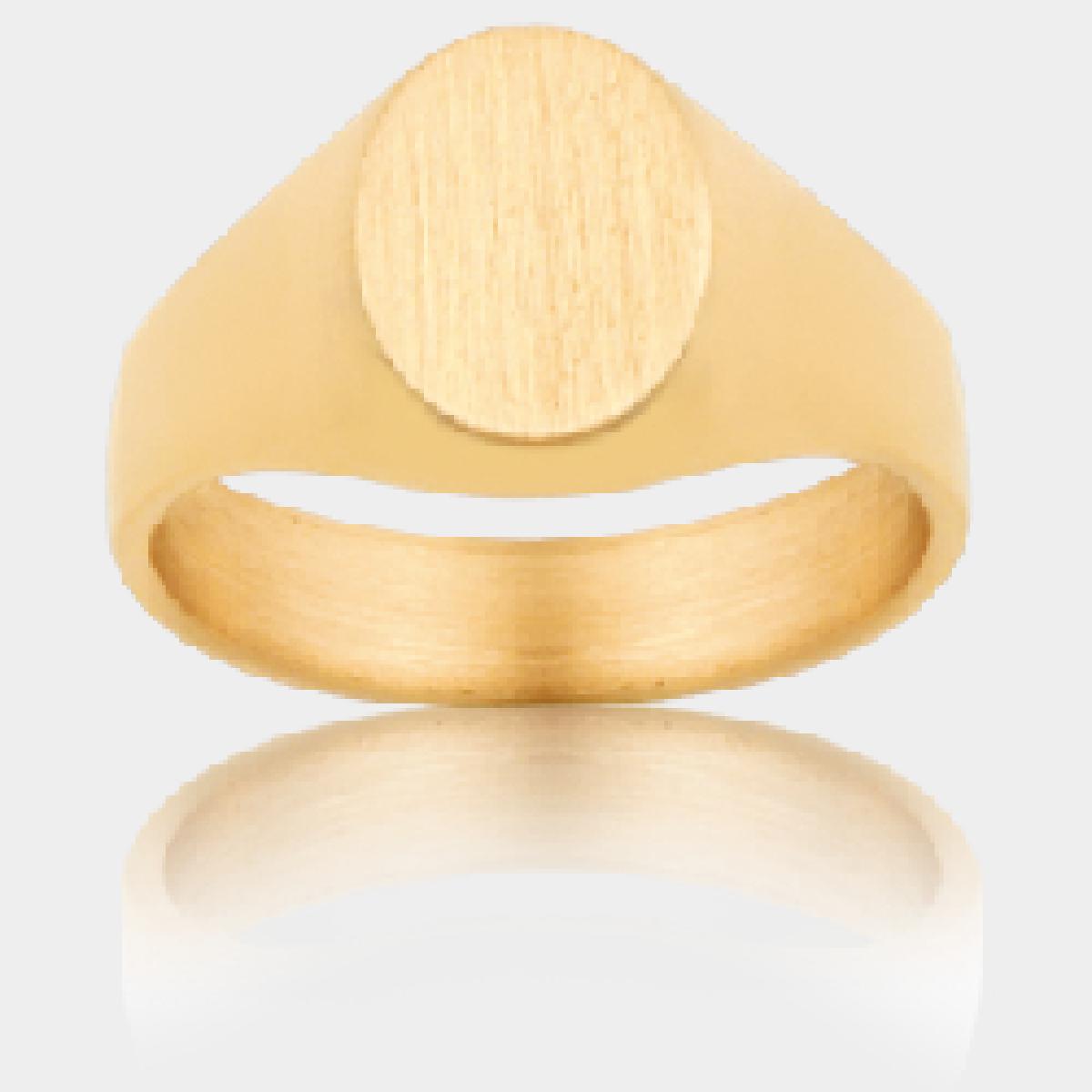 Chevalières Croix Ornement Ancien Modèle Signature Artisanale – AU750 Or Jaune 18 Carats