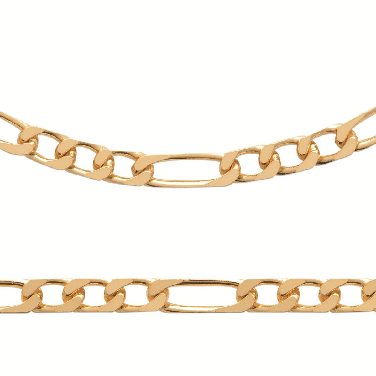 Collier Souples Maillon Fin Pièce de Joaillerie Traditionnelle Française pour Cou Délicat