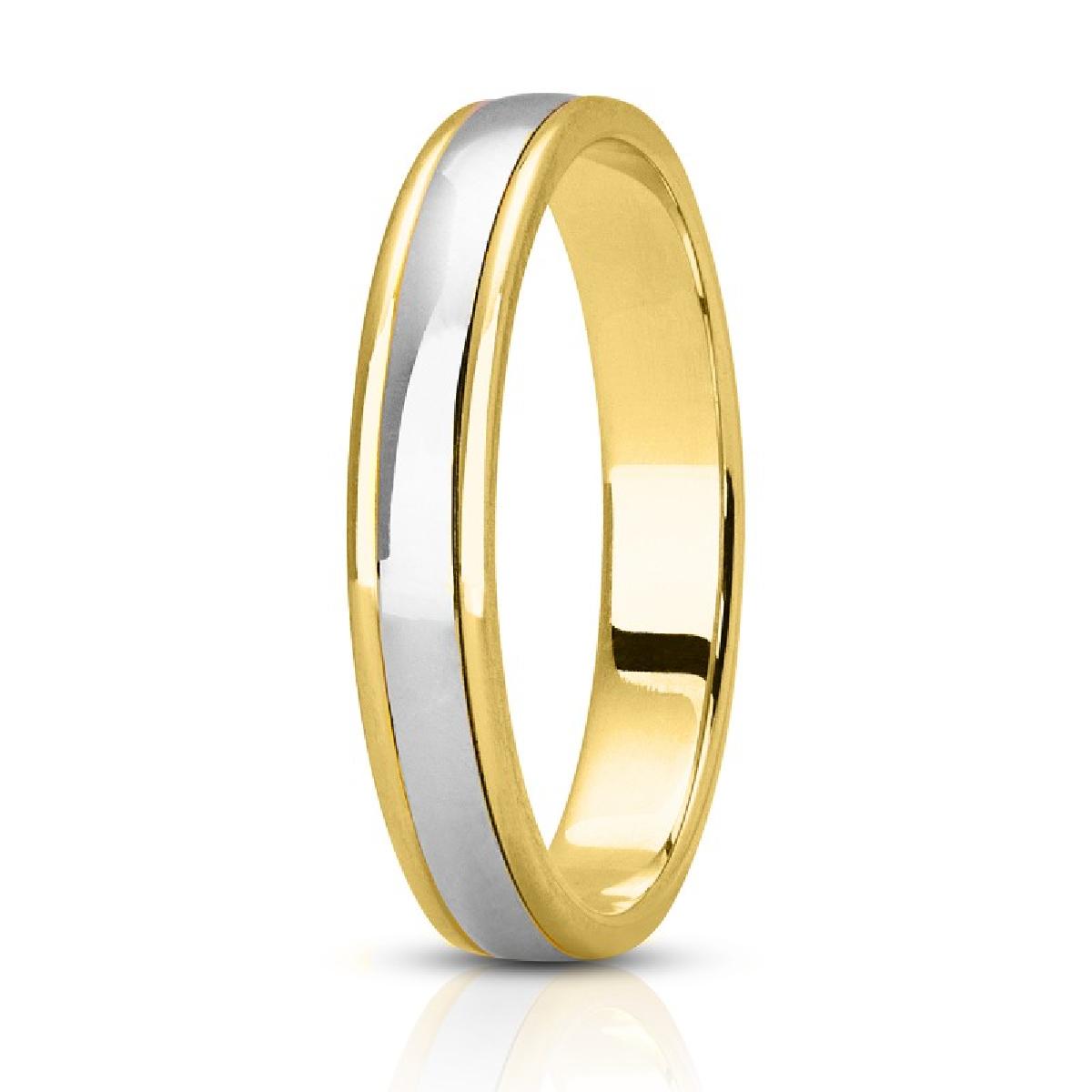 Bagues Multicolore Edition Trident Gravure Ancienne Collection Version Classique – Or 18 Carats