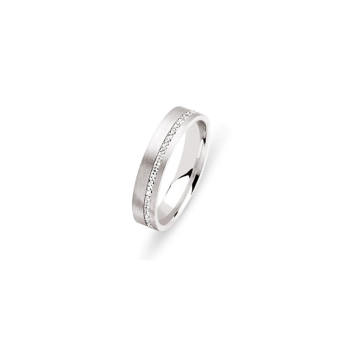 Alliances Lisses Pour Couple Mariage Traditionnel AU750 Profil Classique – Or Jaune 18 Carats