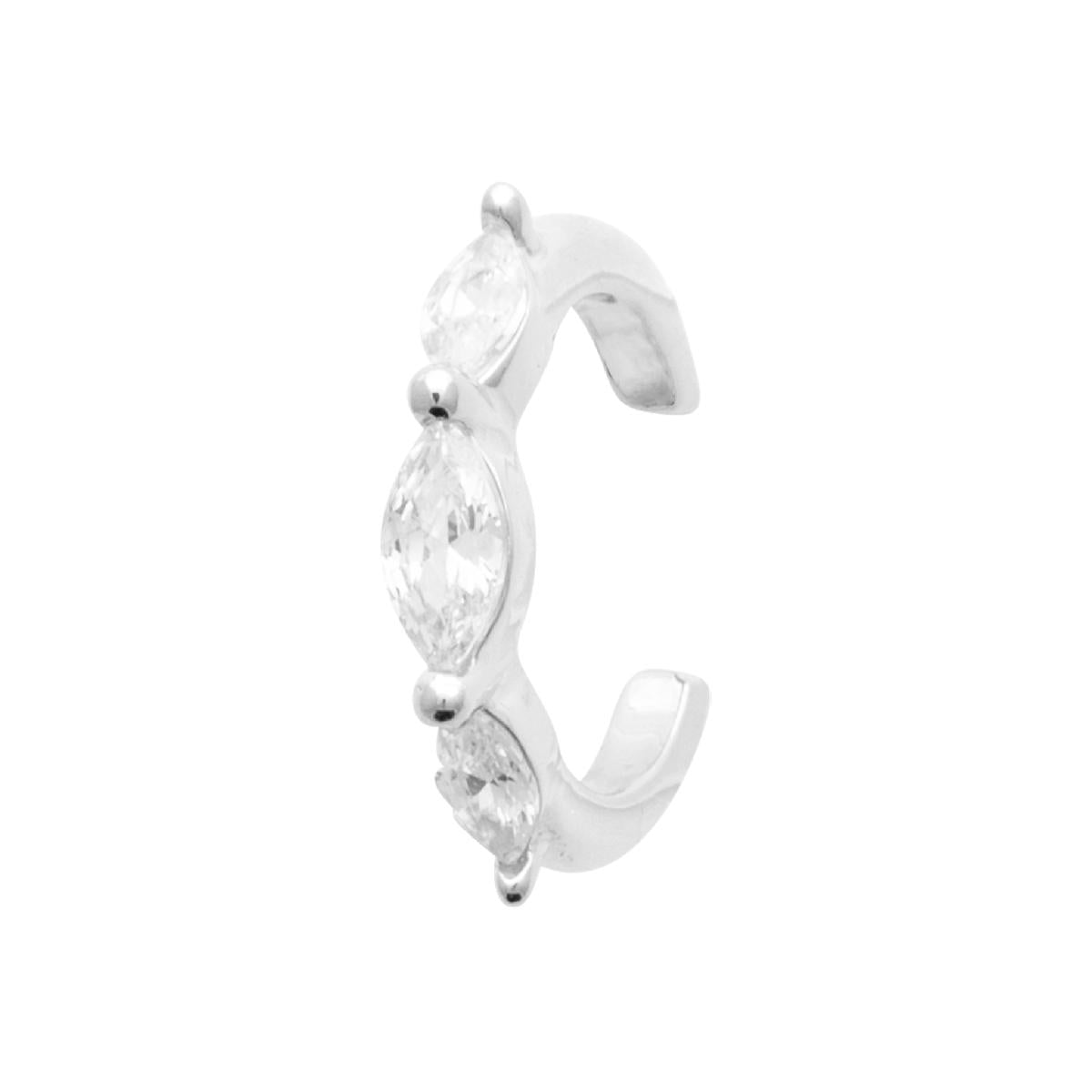 Boucles D'Oreilles Variées En AG925 - Zirconium, Dessin Géométrique Et Finition Polie