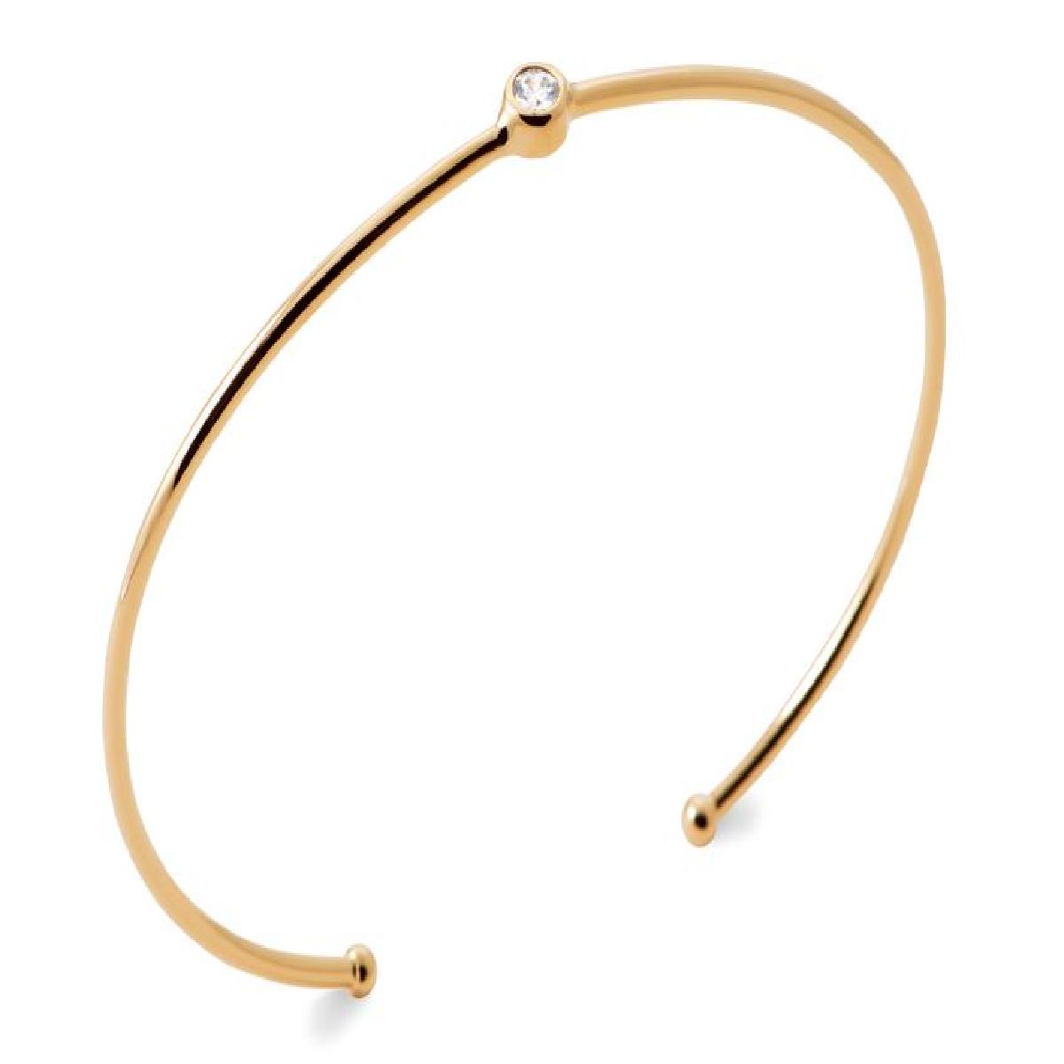 Bracelet Rigide P. Blanche Édition Limitée Collection Joaillerie Précieuse – Zirconium