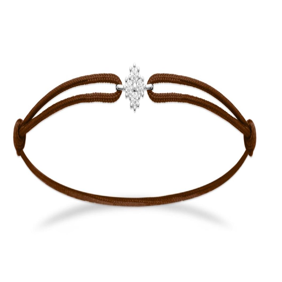 Bracelet Simple Divers Zirconium Perles Et Accents Géométriques Modernes – Argent 925