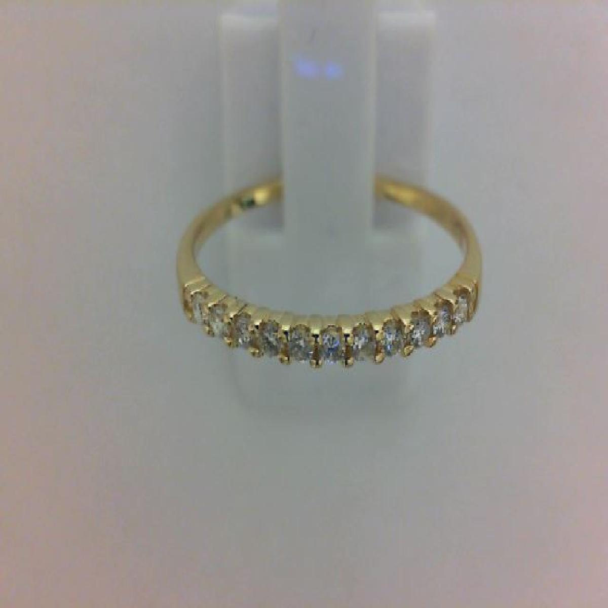 Alliances Demi-Tour Pierres Fines et Diamants Taille Brillant Pour Femme Or 18 Carats