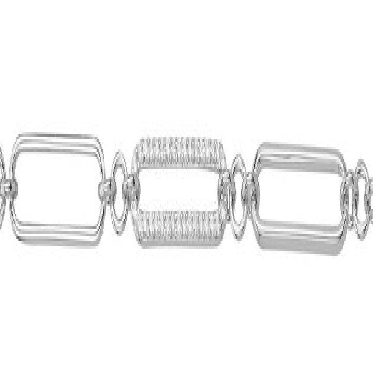 Bracelet Simple P Blanches Zirconium Argent 925 Ornement Moderne Collection Joaillerie