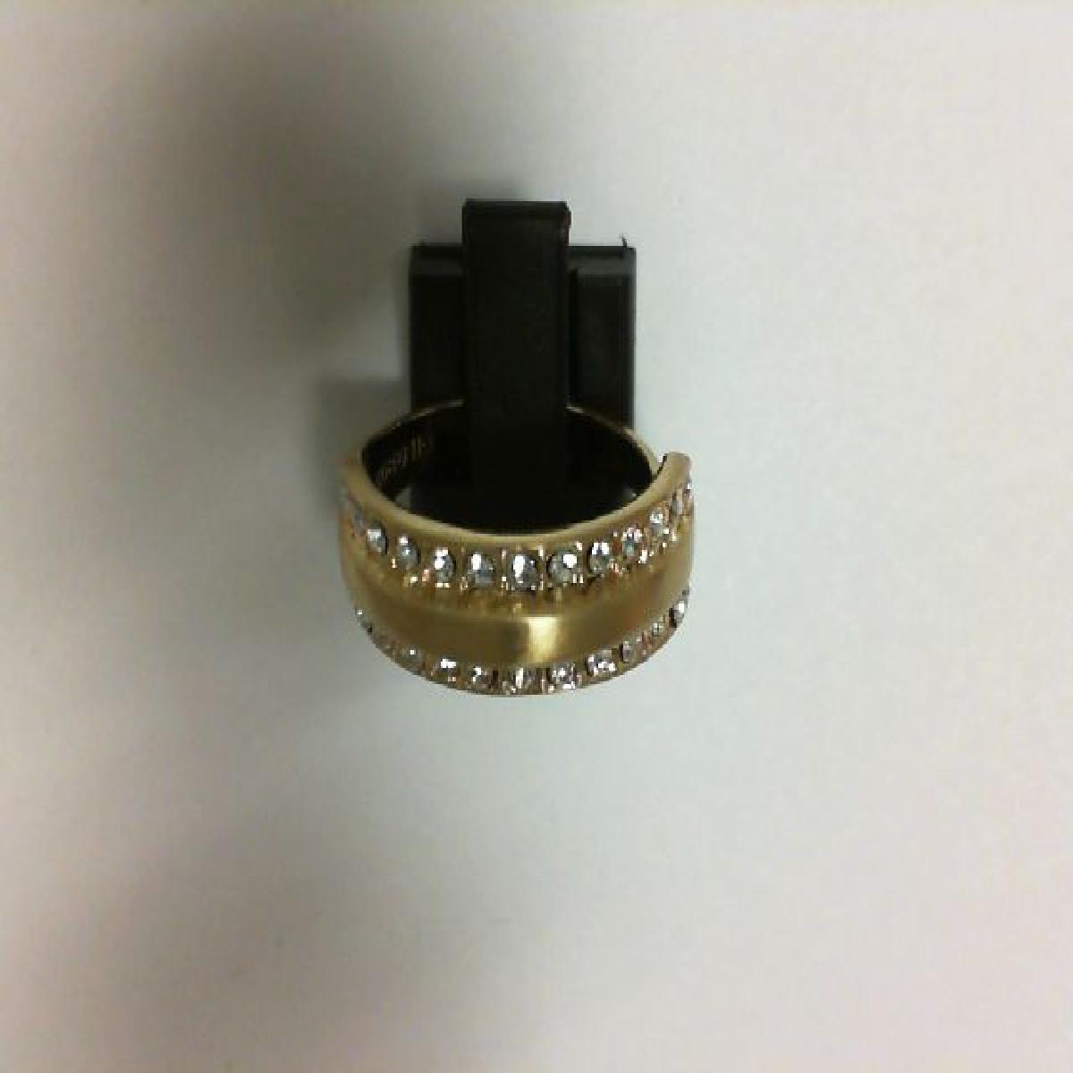 Bague Ronde Gravée Motif Filigrane Double Tour Gravure Fine – Or Jaune 18 Carats