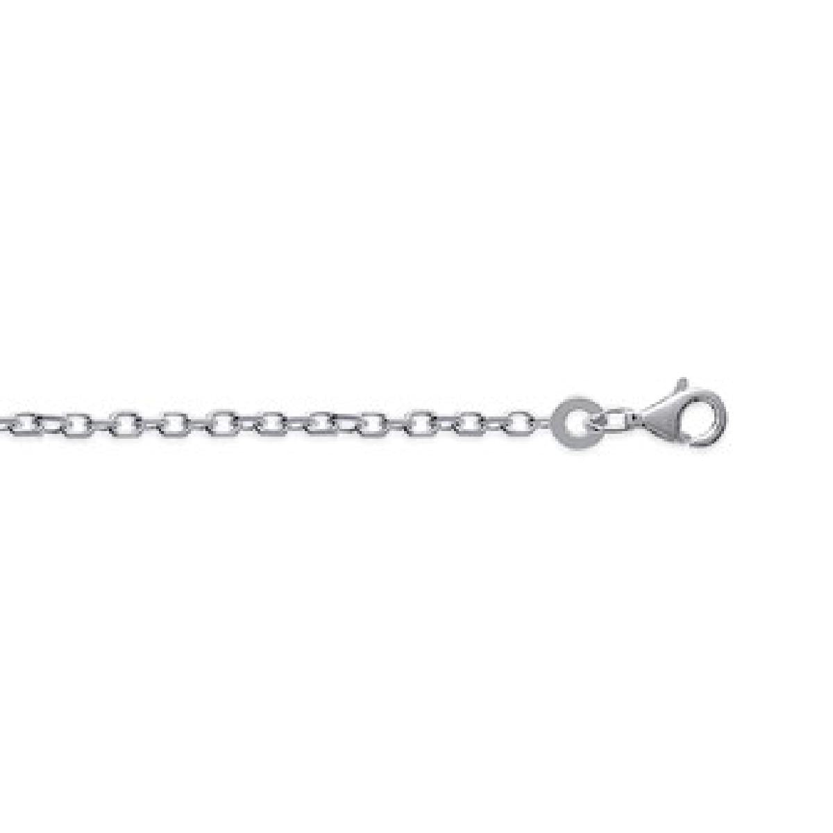 Collier ALOÏZE à Maillons Délicats AG925 – Argent 925, Chaîne Fine et Souple et Légère