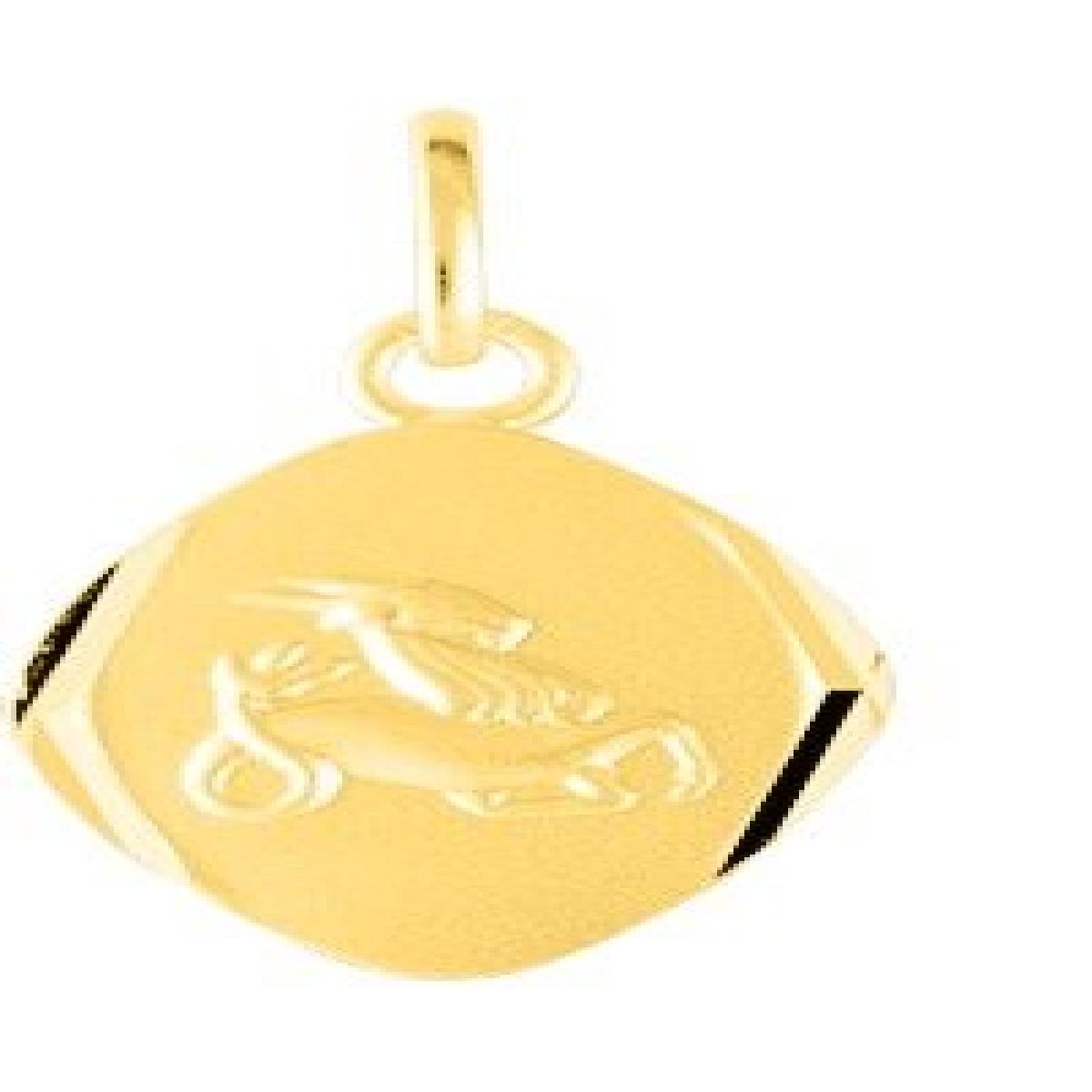 Pendentifs Cœur ALOÏZE Gravé Détail Perlé Sertie Fine Gravure Antique – Or Jaune 18 Carats