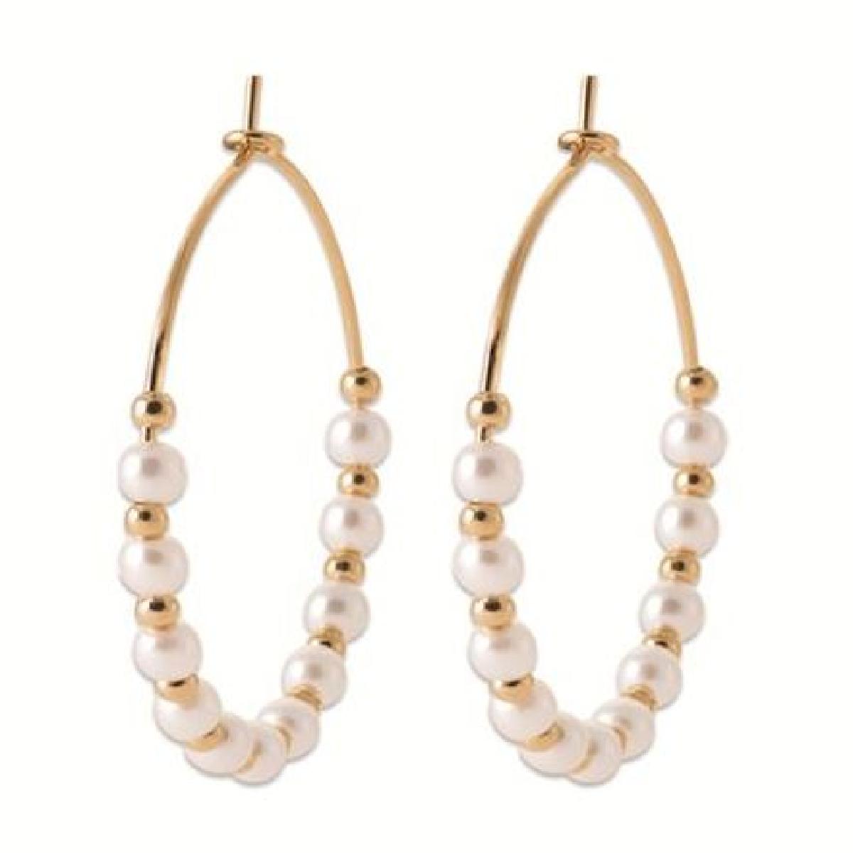 Créole Dormante PAM P Plus Version Longue Edition Prolongée – Or Blanc 18 Carats