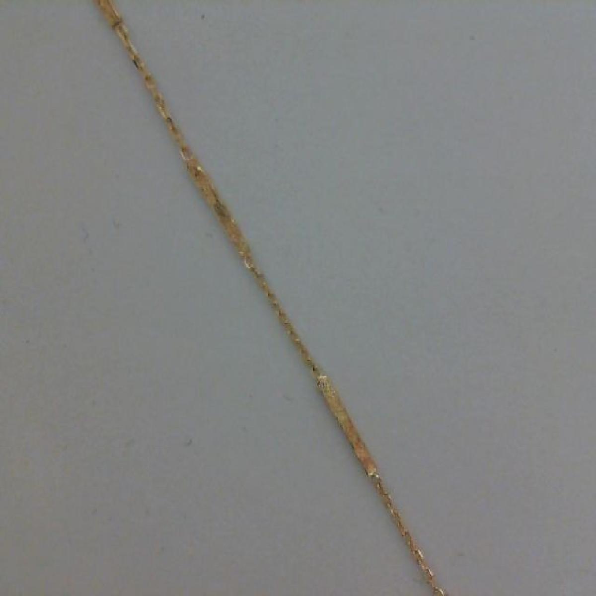 Bracelets simples pour poignet féminin AU375 – Or jaune 9 carats finition satinée