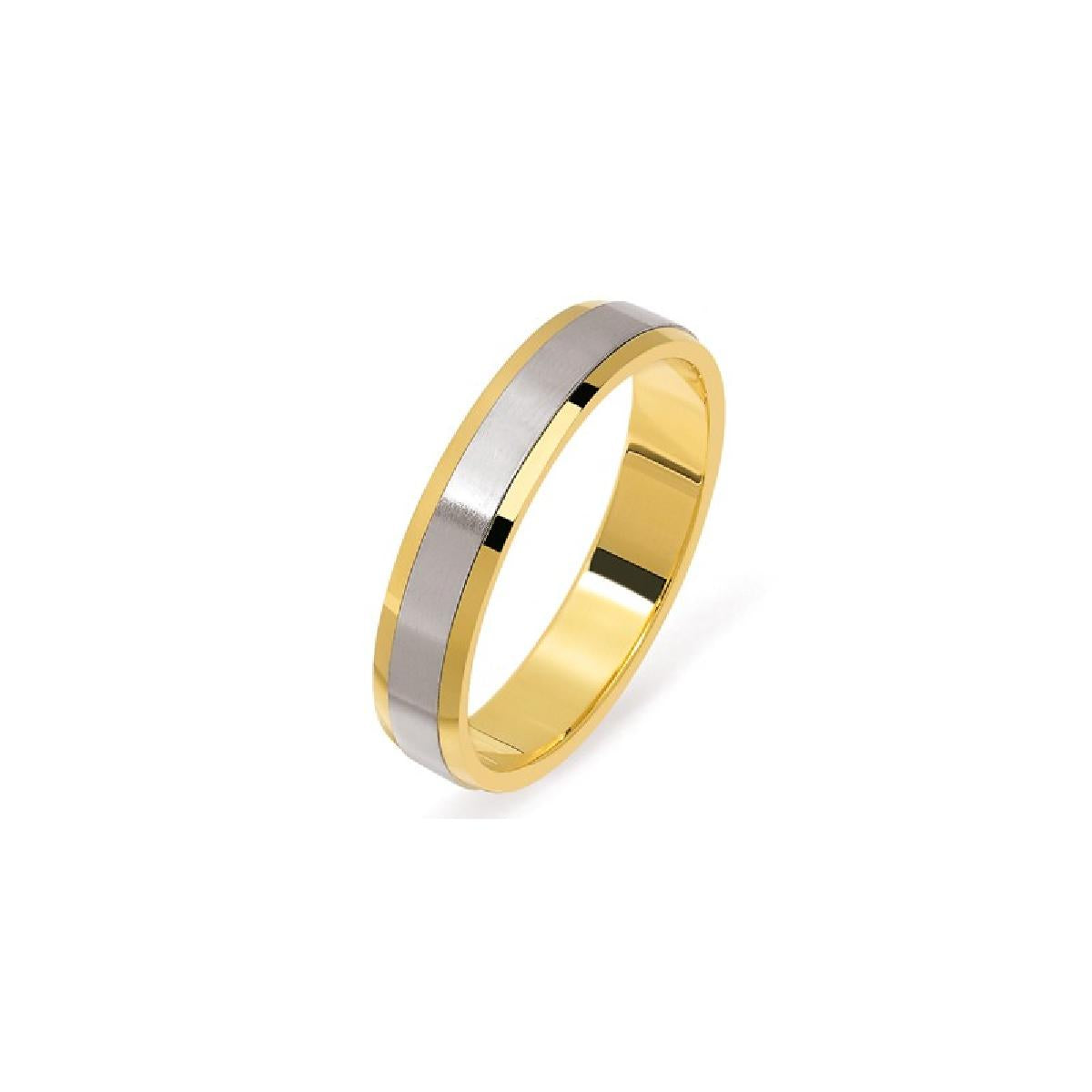 Alliances Lisses ALOÏZE Collection Traditionnelle Signature Élégante – Or Jaune 18 Carats