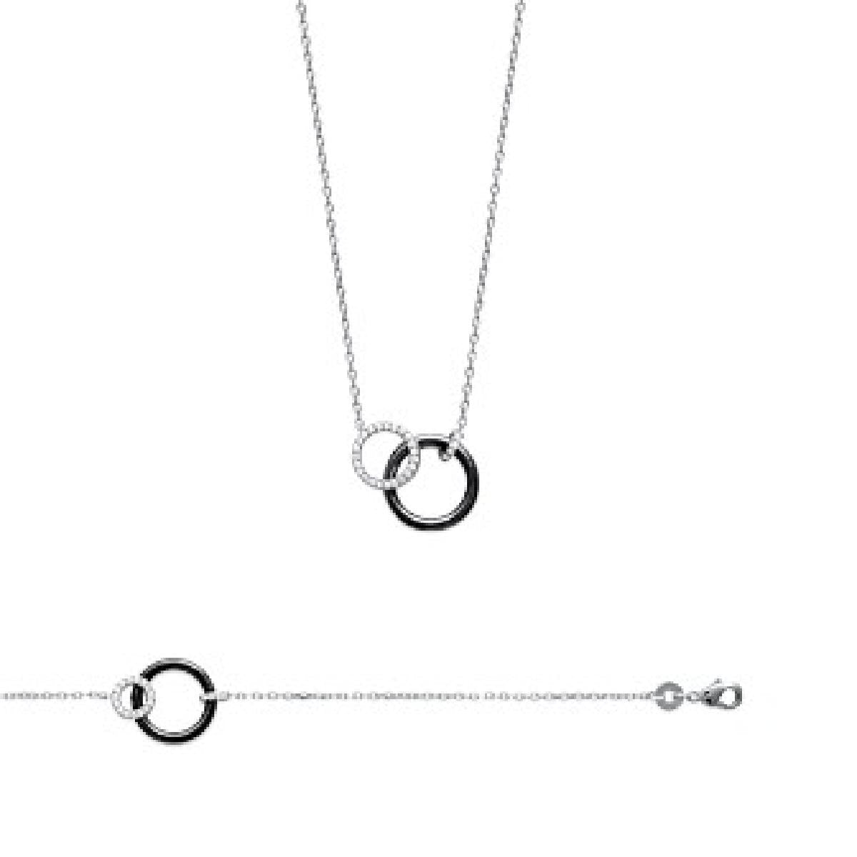 Bracelet Gourmette Chaîne Jonc Plaque Gravée Motif Soleil Et Lune – Or 18 Carats