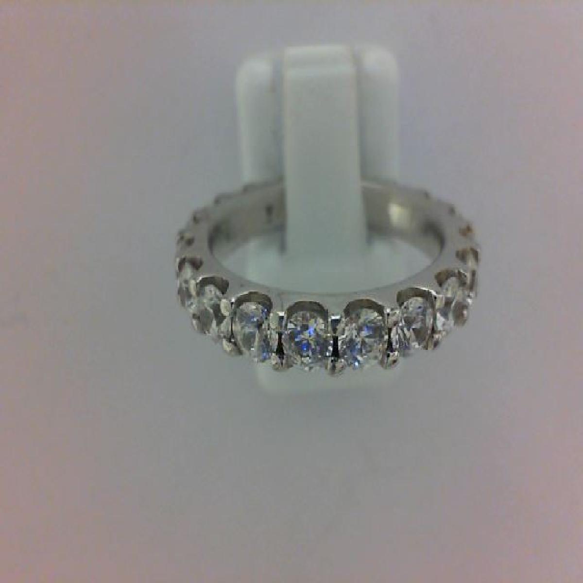 Alliances Tour Complet – Or Jaune 18 Carats Diamant Taille Brillant Pavé Central