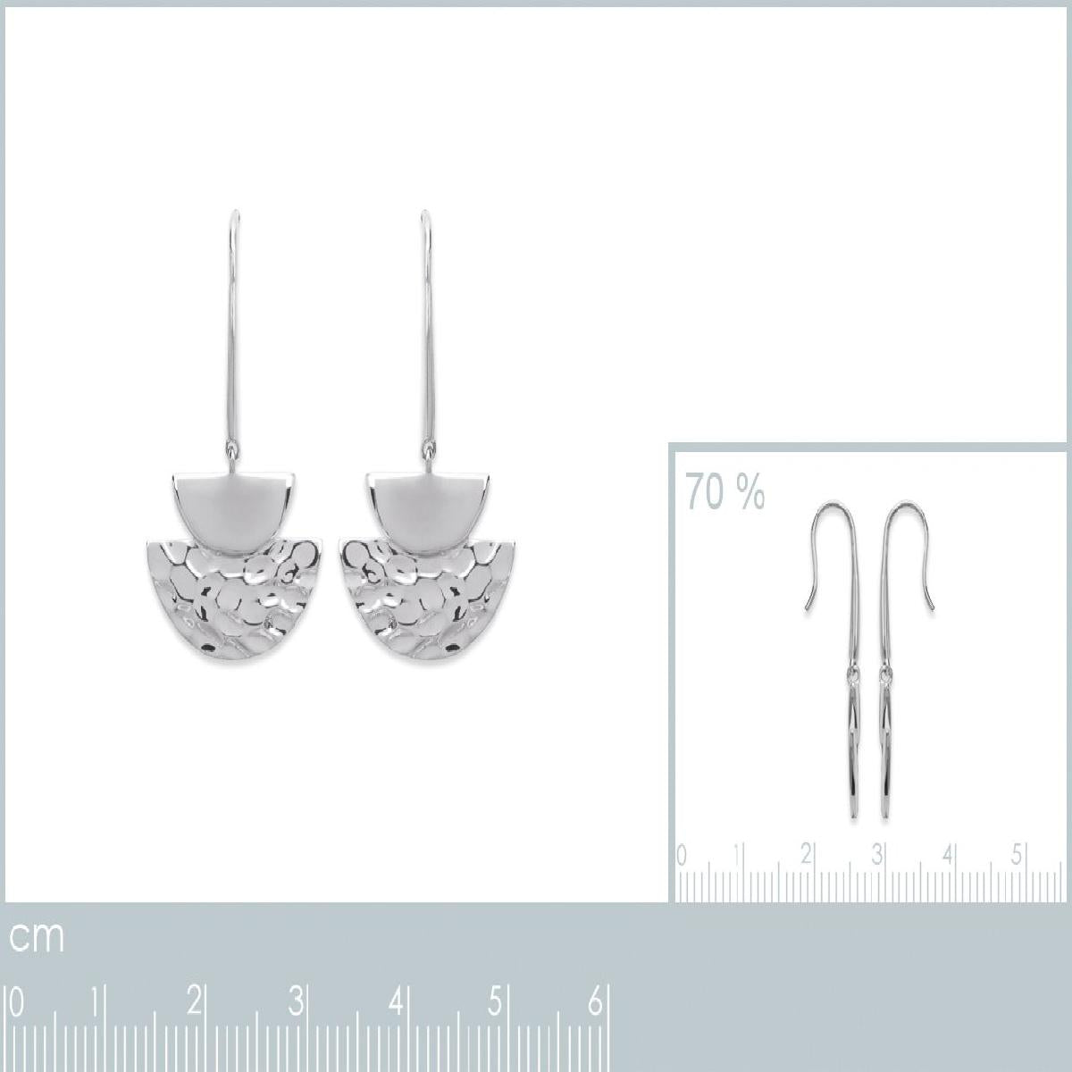 Boucles D'Oreilles Pendantes À Fermeture À Vis Traditionnelles Et Fines AG925 Argent 925
