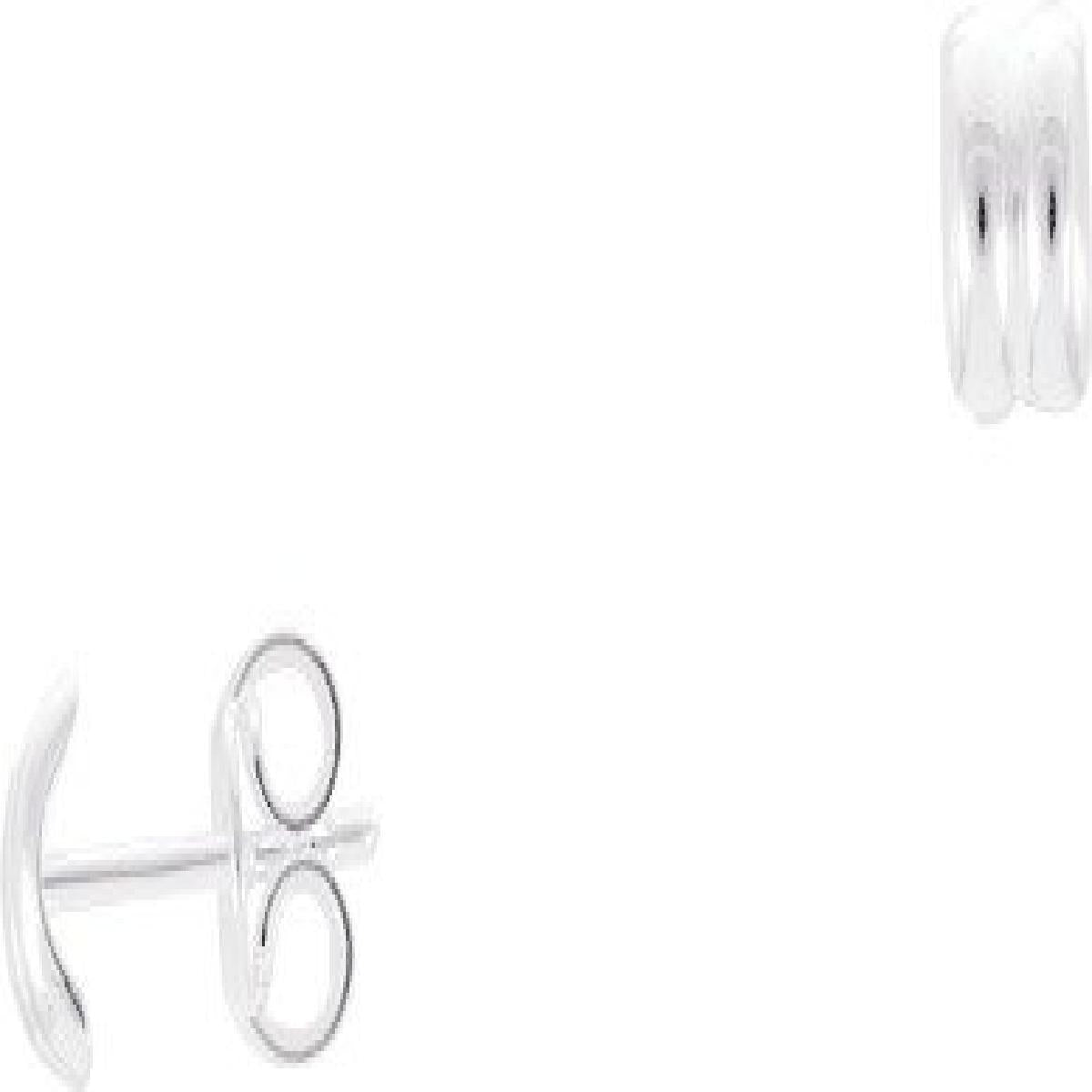 Boucles d'oreilles pendantes torsadées à motif géométrique finement gravé AG925 – Argent 925