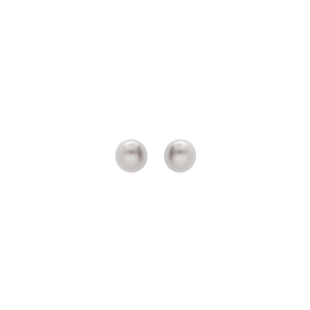 Boutons de Manchette Modèle ALOÏZE 001 Pierres Blanches Cabochonées – Acier Inoxydable