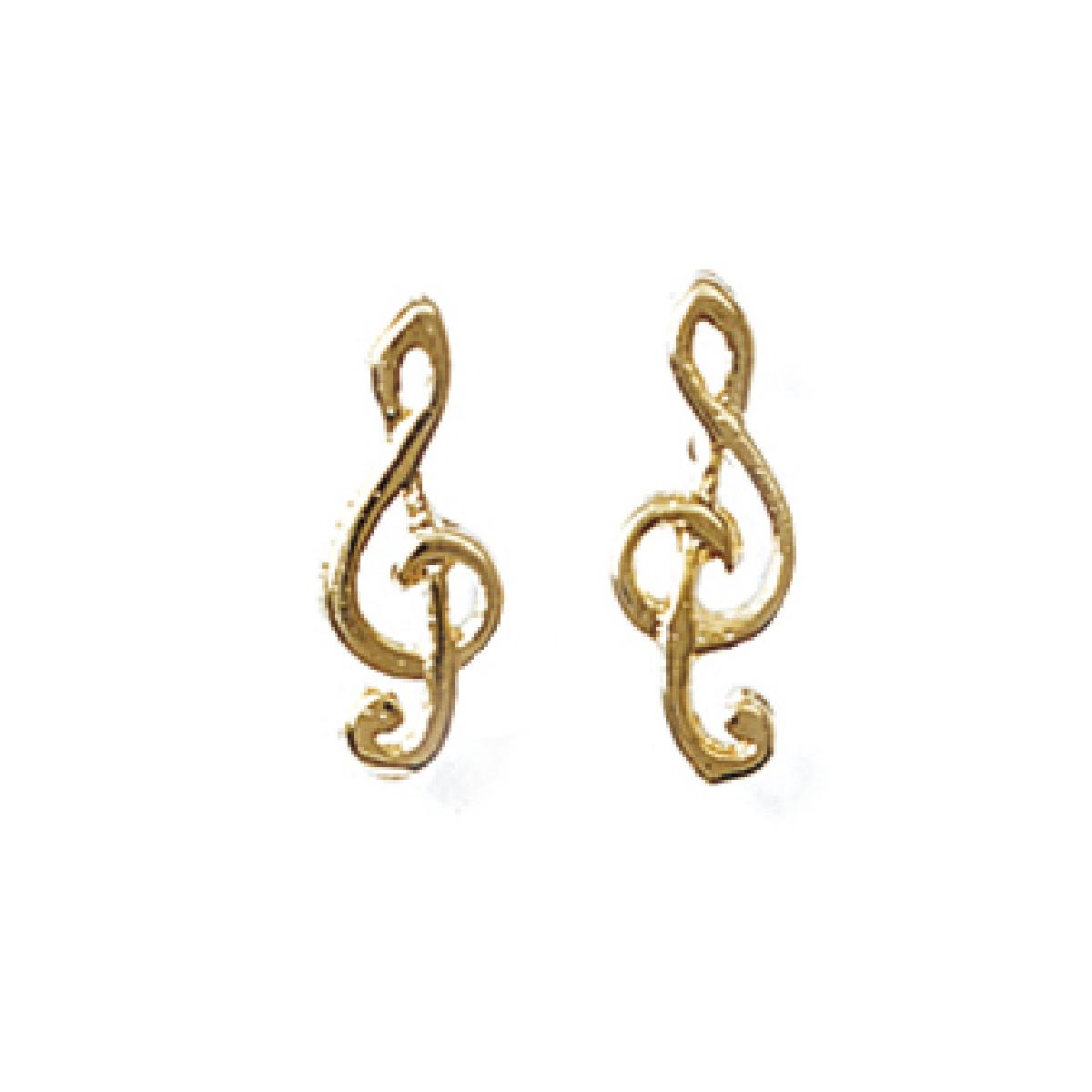 Boucles d'oreilles Pendantes ALOÏZE Collection Vénus Détail Dentelle - Or 18 Carats
