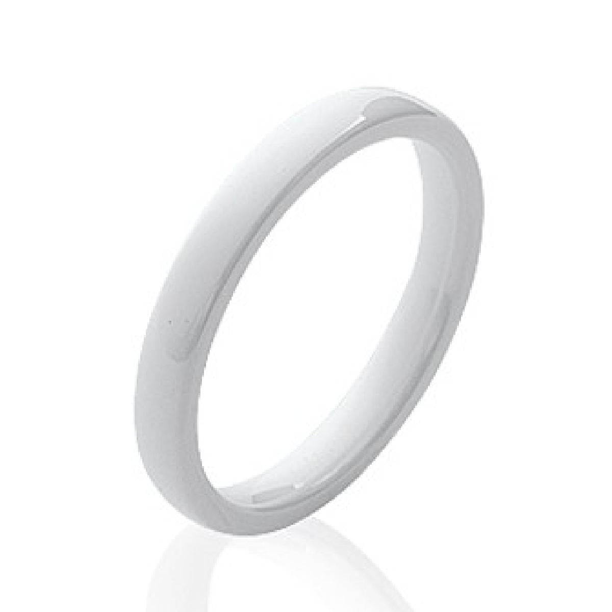Bague ALOÏZE Modèle Collection Épure Ligne Fine et Contemporaine Version Nocturne – Céramique