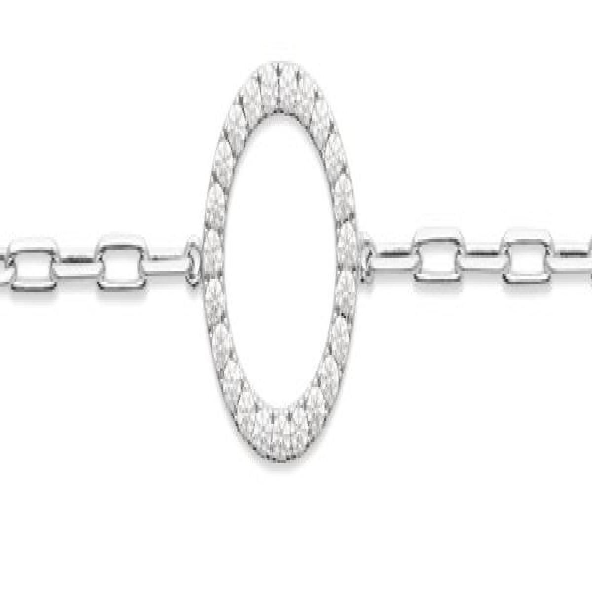 Bracelets Simples P. Blanches Zirconium Collection Classique Edition – Argent 925