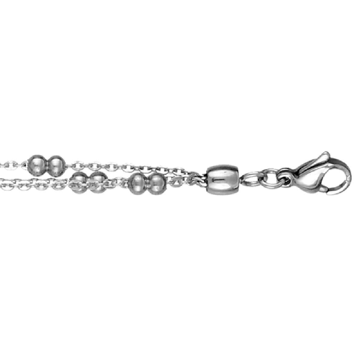 Bracelet à Maillons Ovales et Torsadés – Collection Privée ALOÏZE Acier inoxydable