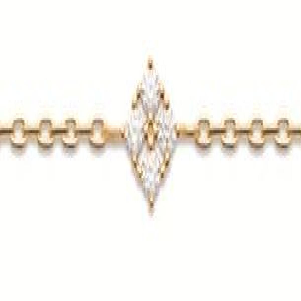 Bracelet Souple Pour Poignet Fin Longueur Ajustable Version P. Blanches – Zirconium